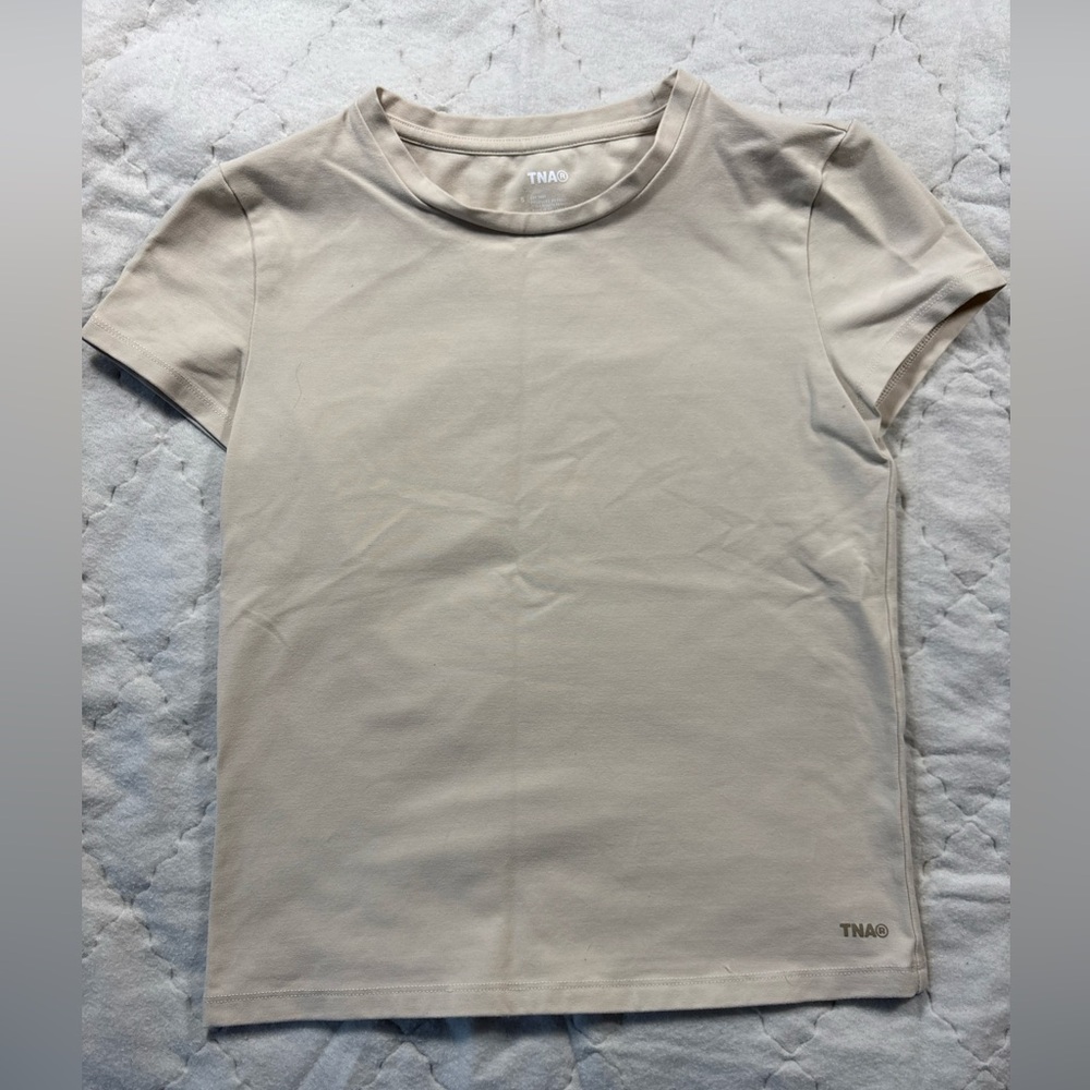 TNA Women's Beige T-Shirt